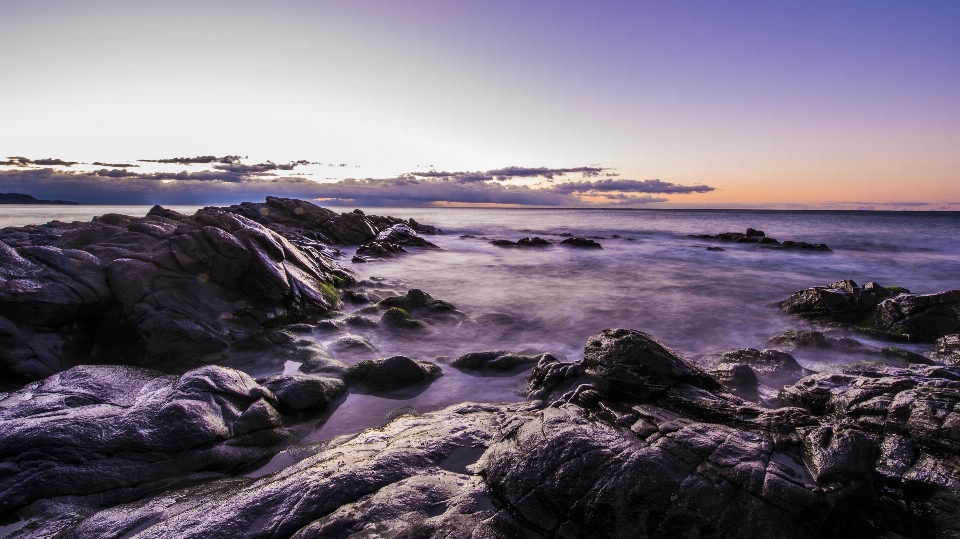 Pantai lanskap laut pesisir