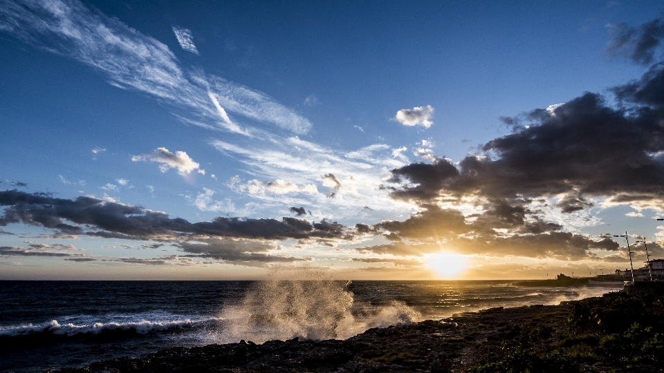 Plaża morze wybrzeże ocean