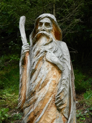 Rock wood monument statue Photo