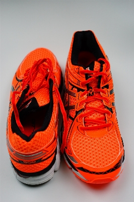 Shoe sport run orange Photo