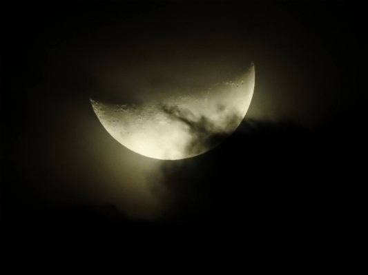 Foto Alam langit matahari terbenam putih