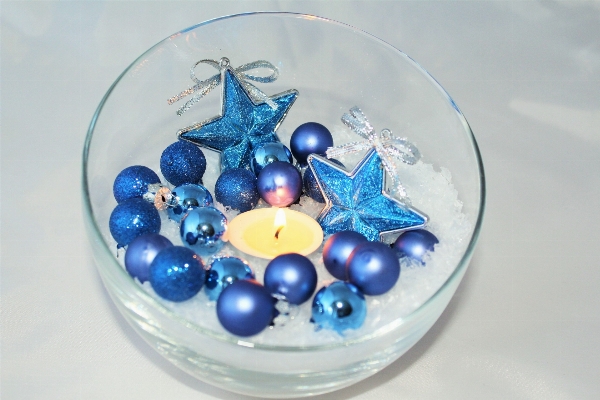 Star glass decoration food Photo