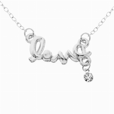 Chain love metal necklace Photo