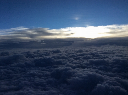 Horizon wing cloud sky Photo