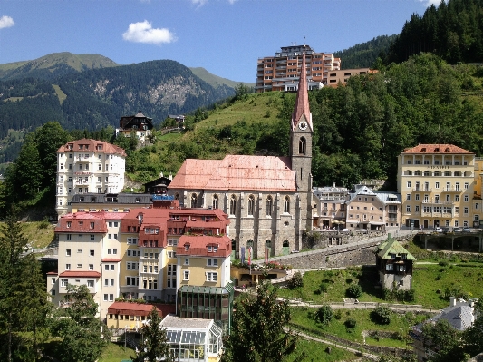 Landscape forest hiking town Photo