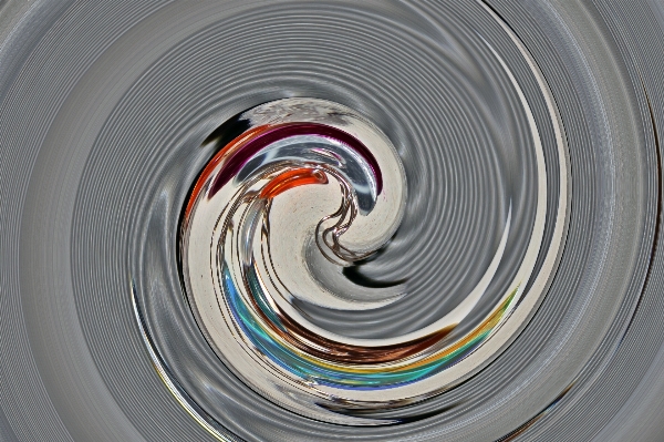 Abstract wheel spiral pattern Photo