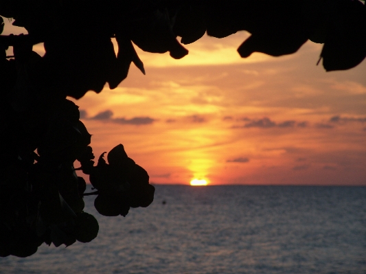 Silhouette cloud sunrise sunset Photo