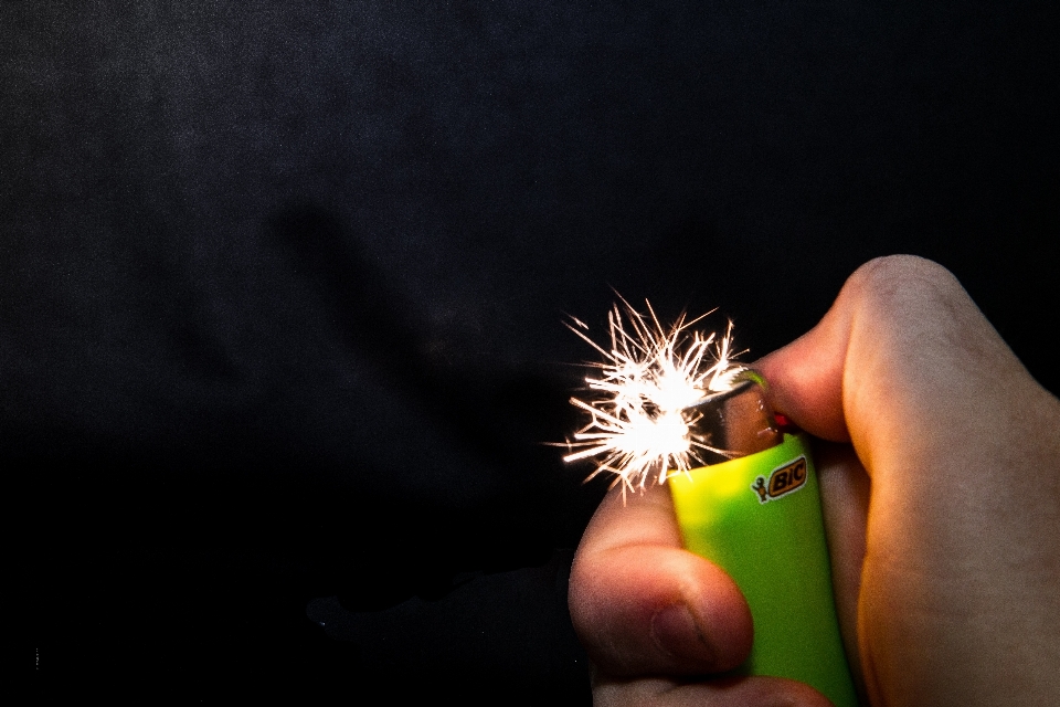 Hand licht fotografie blume