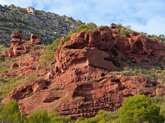 Rock berg schlucht formation Foto