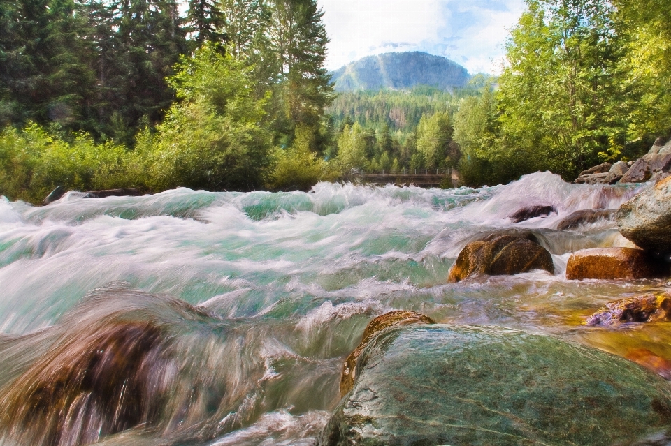 пейзаж вода природа водопад