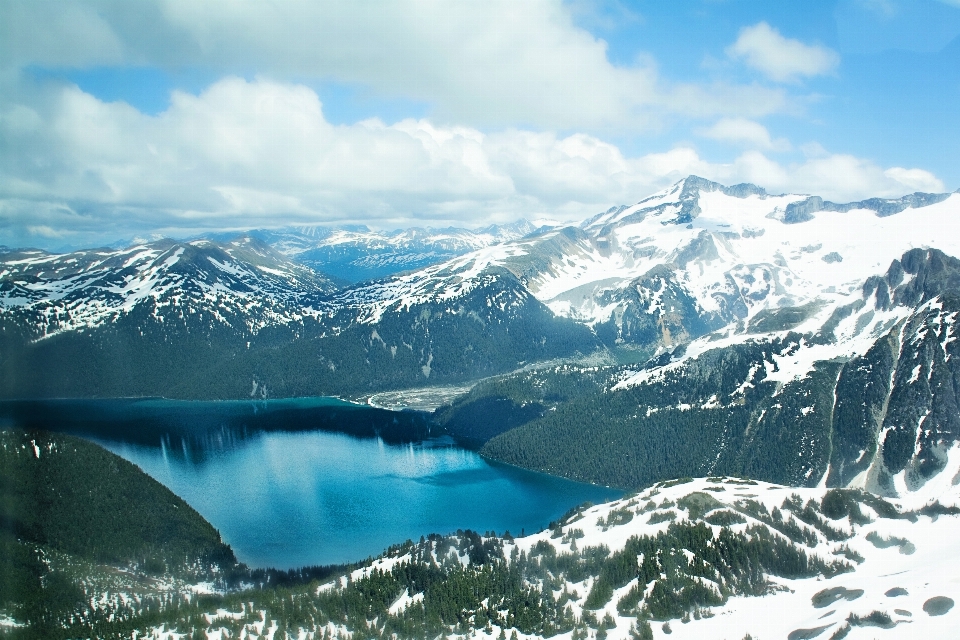 Paisaje naturaleza montaña nieve