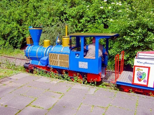 Railway train transport vehicle Photo