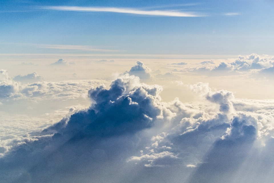 Horizont berg wolke himmel