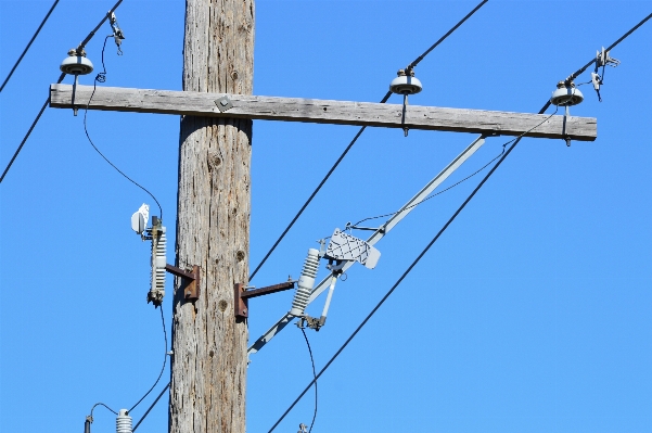 Sky cable wire line Photo