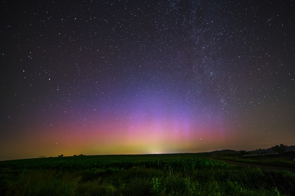 Winter sky night cosmos