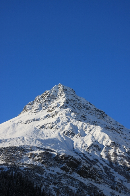 山 雪 冬天 山脉