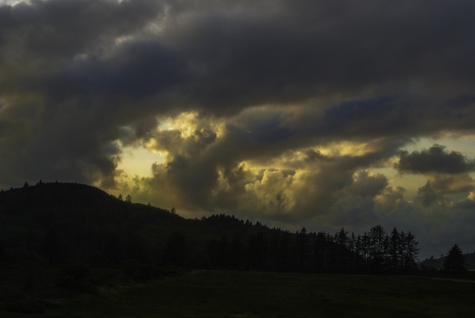 Naturaleza nube cielo atardecer