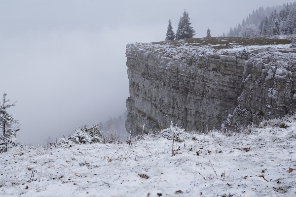 Mountain snow winter fog Photo