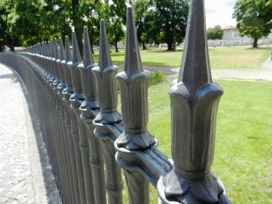 Fence structure steel metal Photo