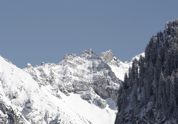 Berg schnee winter abenteuer Foto