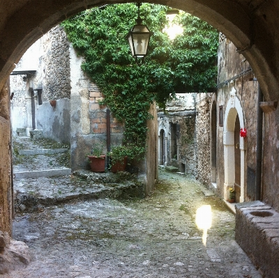 Town alley village arch Photo