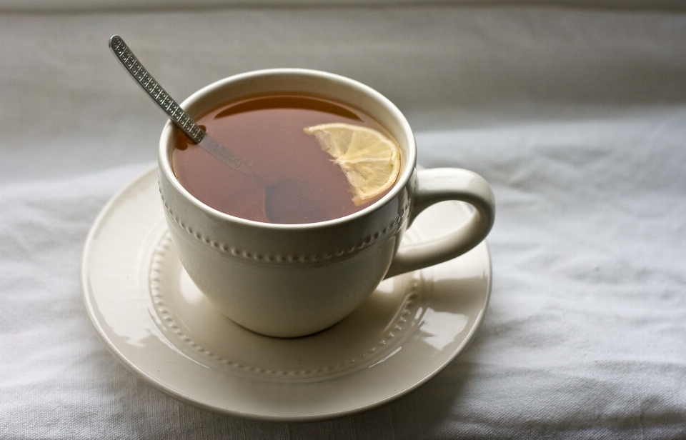 Café thé matin tasse