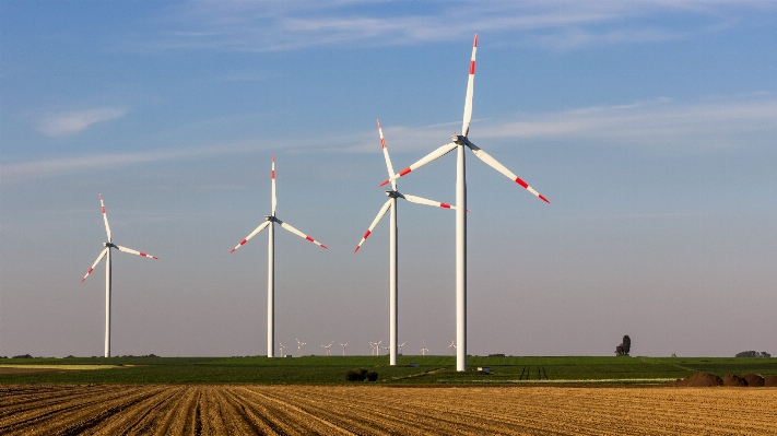 Field windmill wind environment Photo