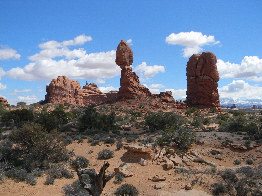 Landscape rock wilderness sky Photo