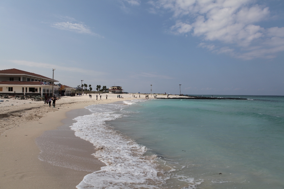 Beach landscape sea coast