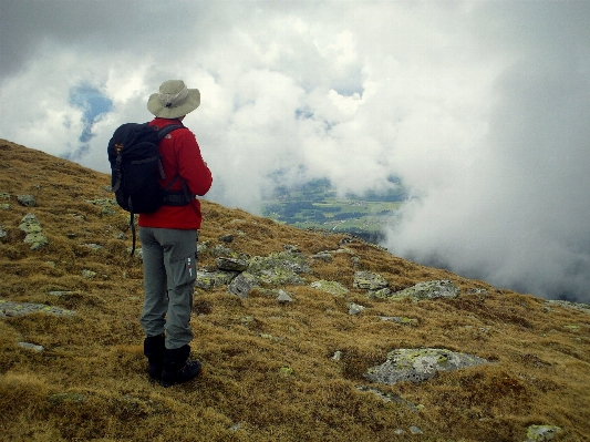 Man wilderness walking mountain Photo