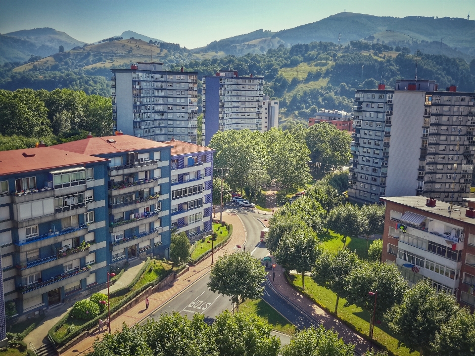 Landschaft horizont stadt sicht