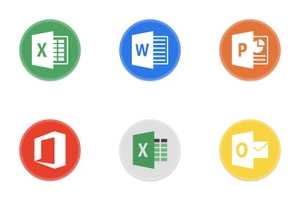 Button UI MS Office 2016 