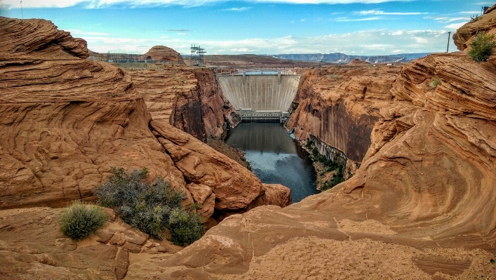 Rock bridge valley formation Photo