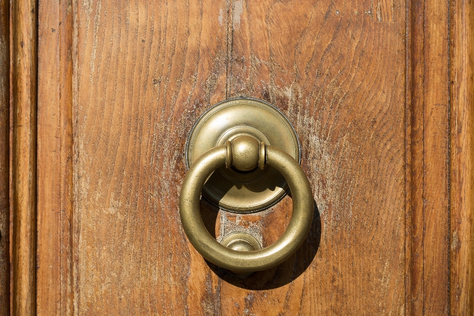 Madeira antiguidade metal porta