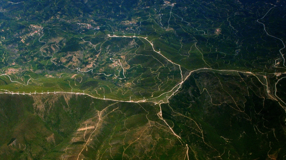 Paysage côte route voir