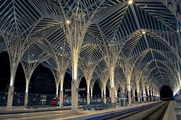 Architecture structure bridge night Photo