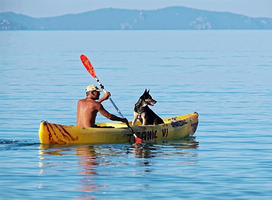 Man sea water outdoor Photo