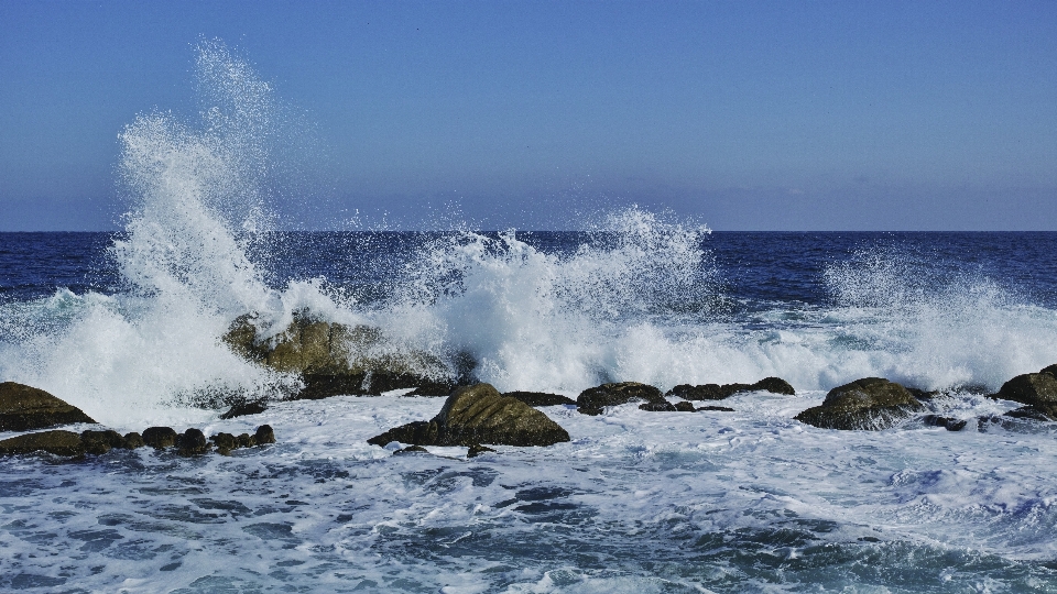 海 海岸 水 rock