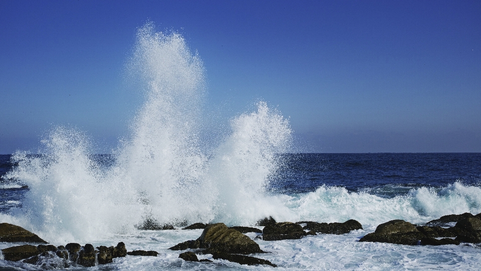 Mar costa agua rock