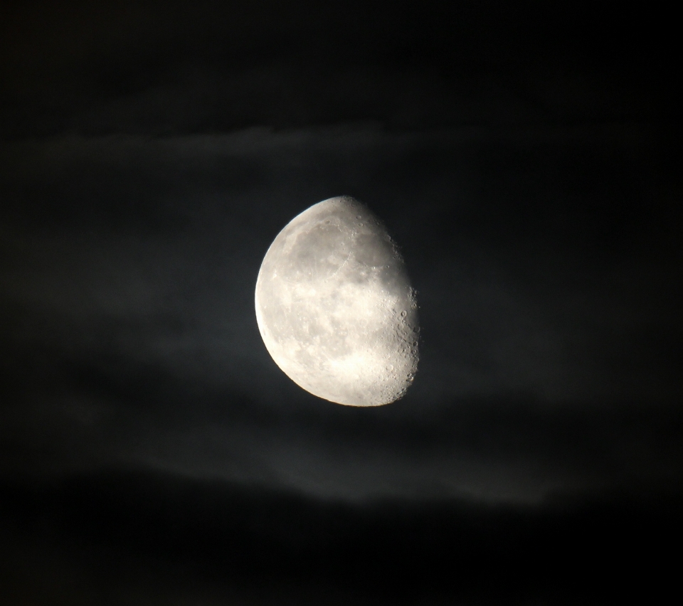 Luz en blanco y negro
 cielo noche