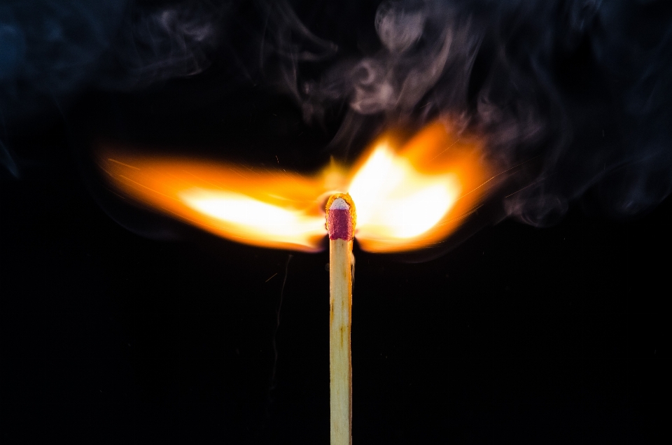 Lumière nuit flamme feu