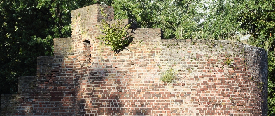 Building old wall stone Photo