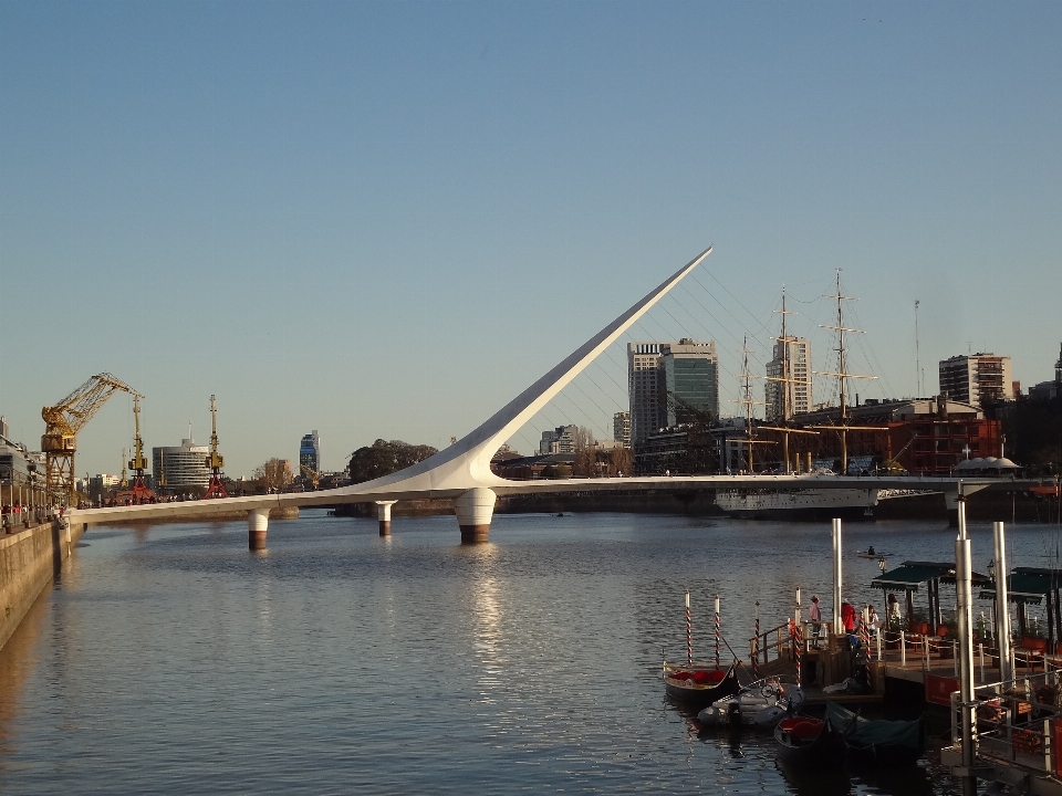 Sea dock boat bridge