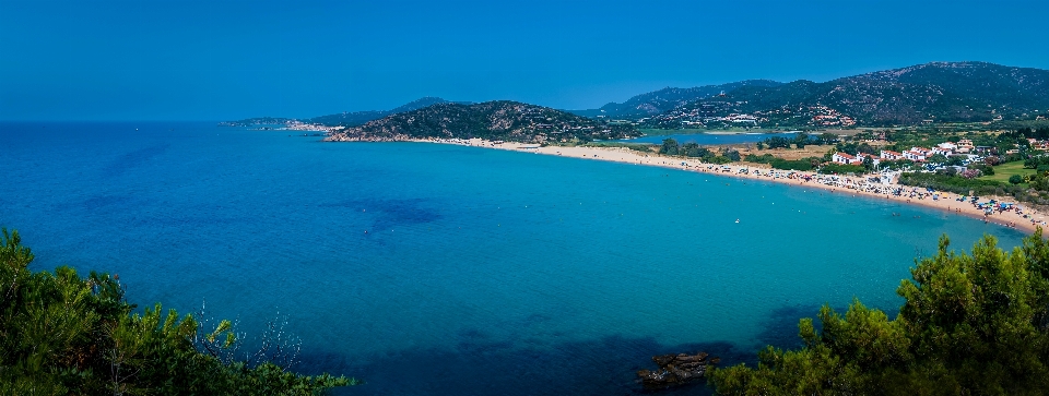 Mare costa lago panorama