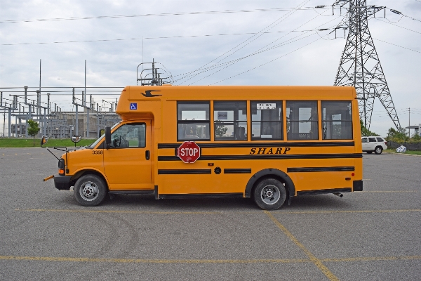 Car van transport orange Photo