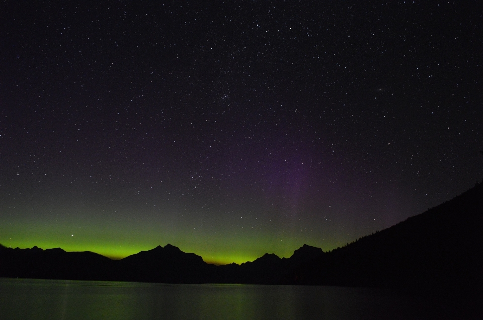 Landscape water sky night