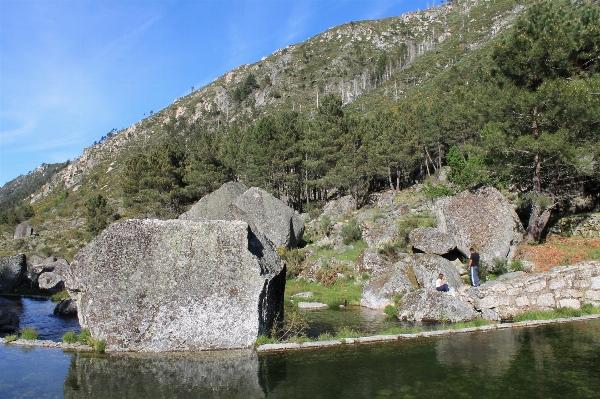 Nature rock mountain lake Photo