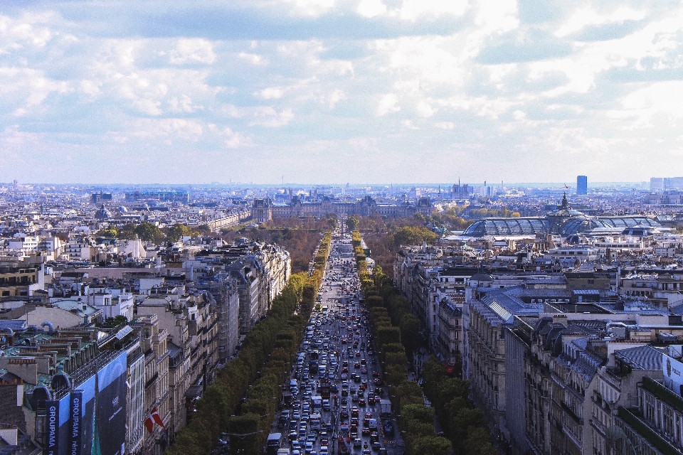 Horizont die architektur straße verkehr