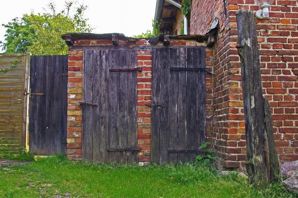 Fence wood farm view