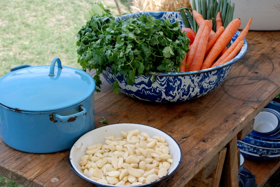 Pot rural dish meal